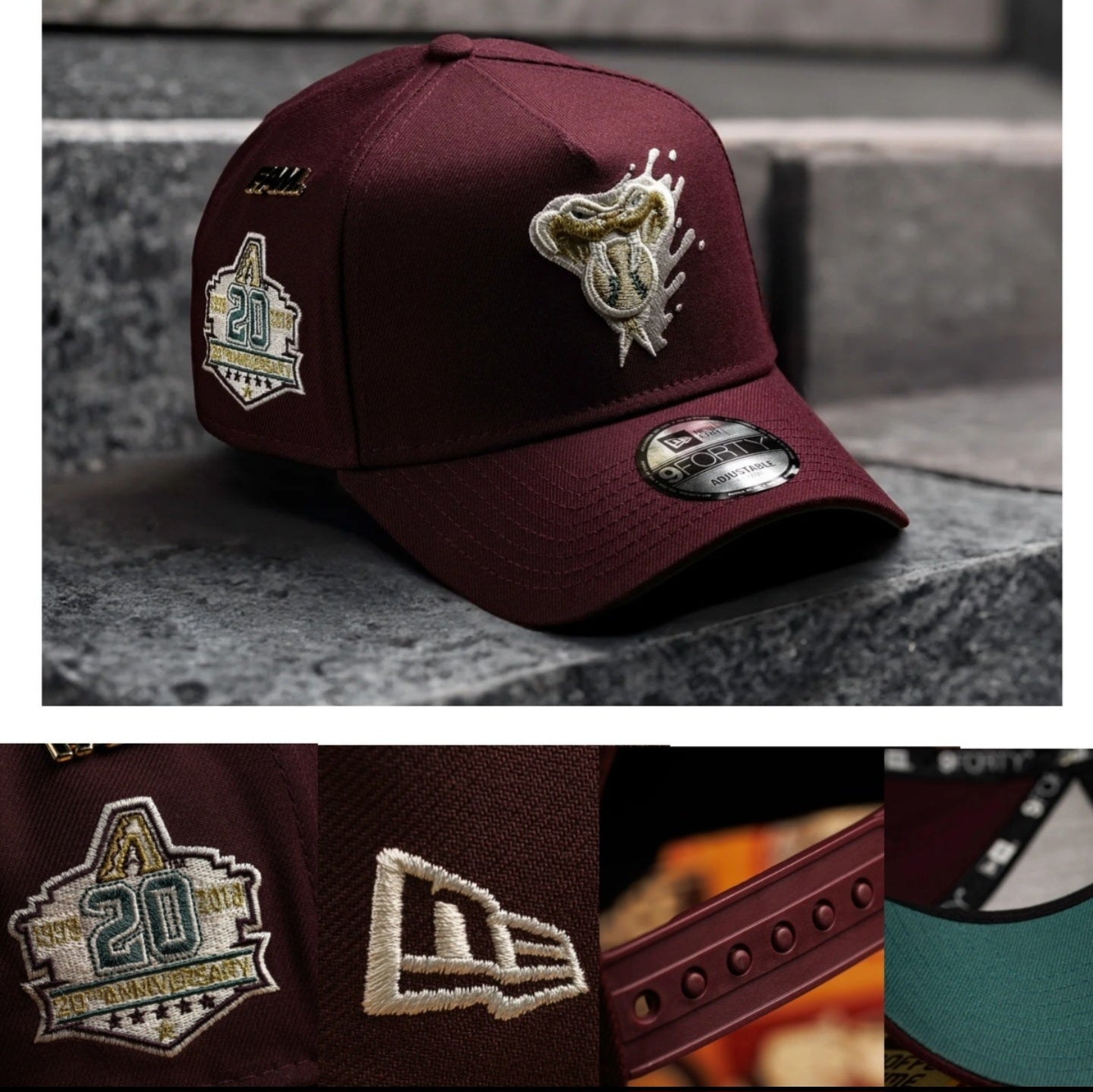 Burgundy Az Anniversary Snapback