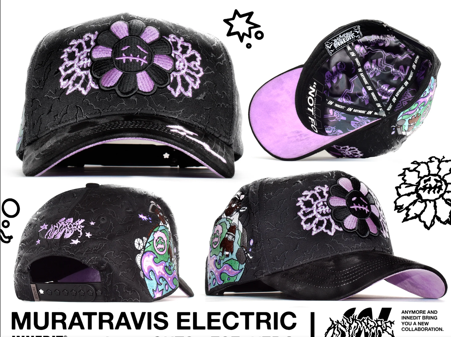 Electric Bloom Purple Storm Snapback