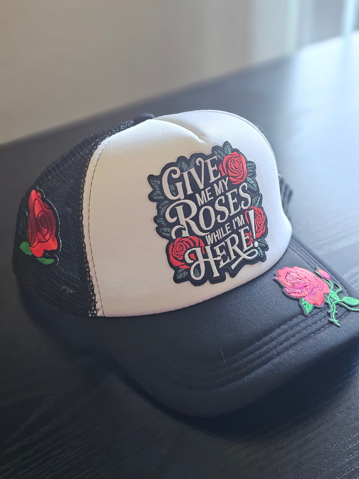 Soft Edge Rose Trucker