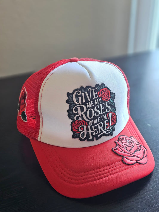 Scarlet Rose Trucker Hat
