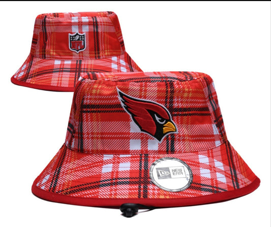 Arizons Cardinals Plaid Bucket Hat