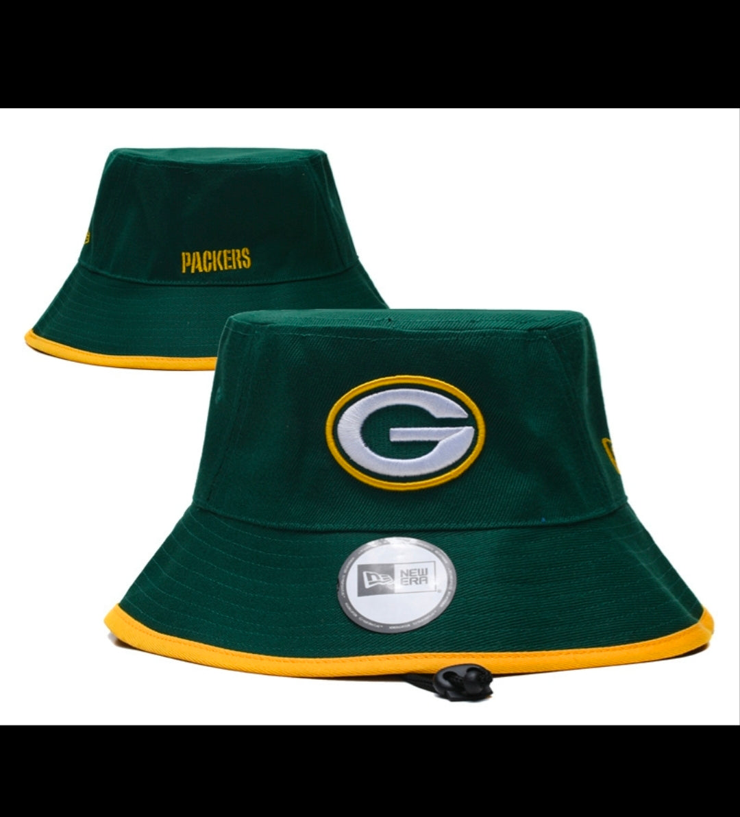 GreenBay Packers Plaid Bucket Hat