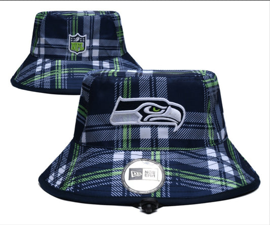 Seahawks Plaid Bucket Hat