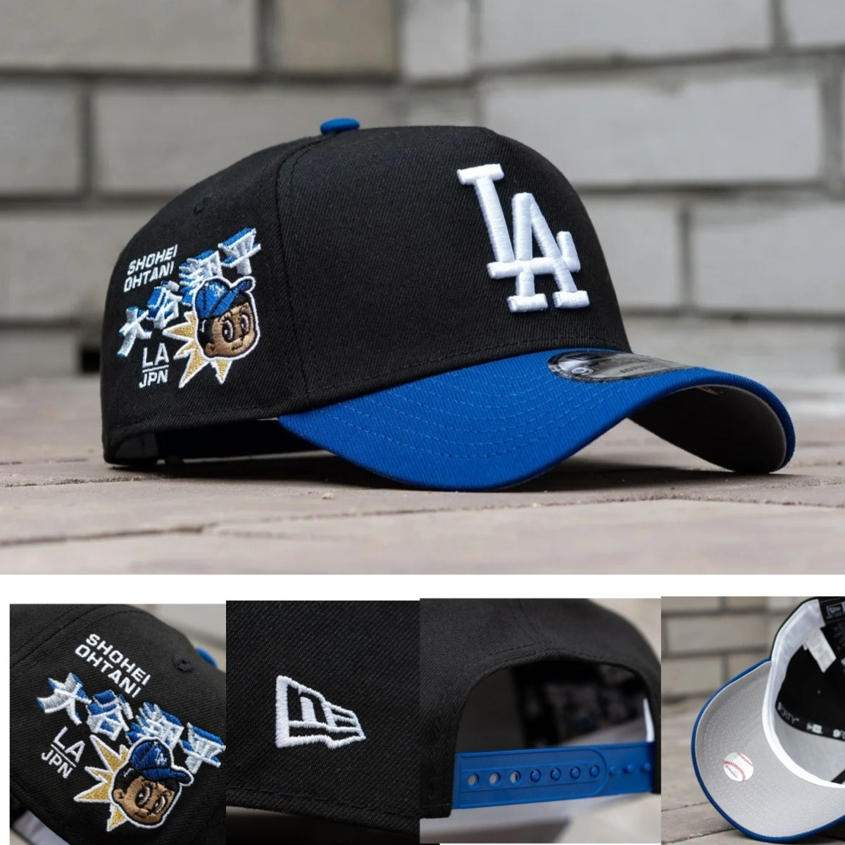 LA x Ohtani Kanji Patch Snapback – Blue Brim
